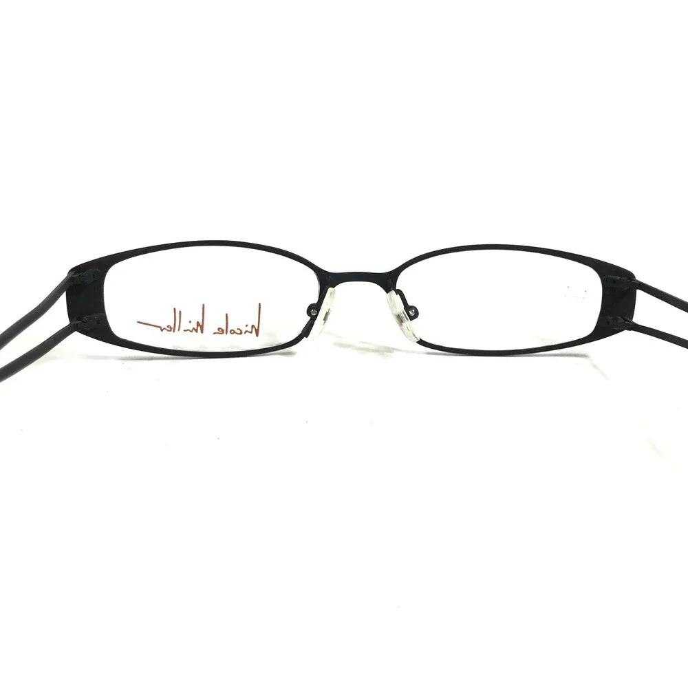 Nicole Miller Eyeglasses Frames Moulin Rouge SHADOW Black Rectangular 48-17-135